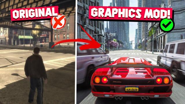 How To Install Graphics Mod In GTA 4 😍 Best *Ultra Realistic* Graphics Mod | For Low End PC!