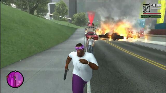 GTA San Andreas (Ballas Mod V1) Gang War 7