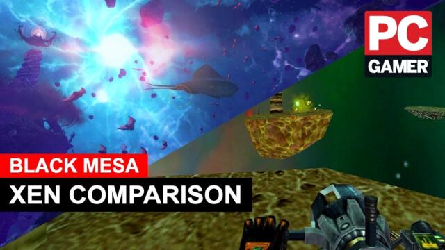 Black Mesa Half-Life Remake: Xen Comparison