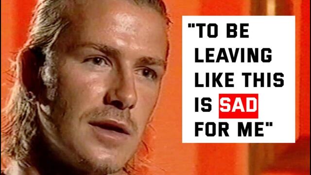 David Beckham Farewell Interview | 2003