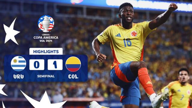 URUGUAY 0-1 COLOMBIA | HIGHLIGHTS | CONMEBOL COPA AMÉRICA USA 2024™