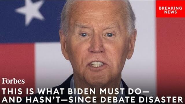 This Is What Biden Must Do If He Has Any Chance Of Fixing Debate Disaster: Political Scientist