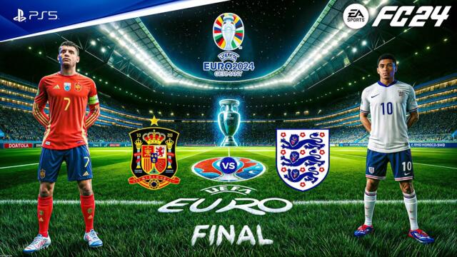 FC 24 - Spain vs. England | UEFA EURO 2024 FINAL | PS5™ [4K60]