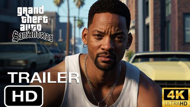 GTA SAN ANDREAS - Teaser Trailer (2026) Will Smith, Ice Cube | Live Action Concept