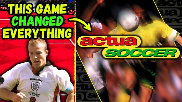 The Football Game That Beat FIFA To a World First - Actua Soccer