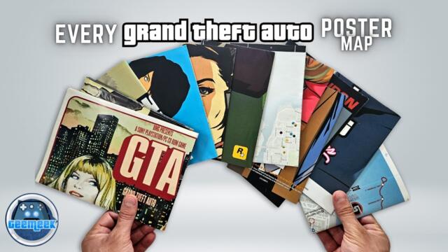 Every GTA Poster Map