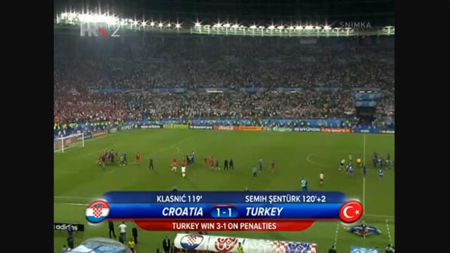 Hrvatska Turska 1-1  -1-3 - EURO 2008. 20.6.