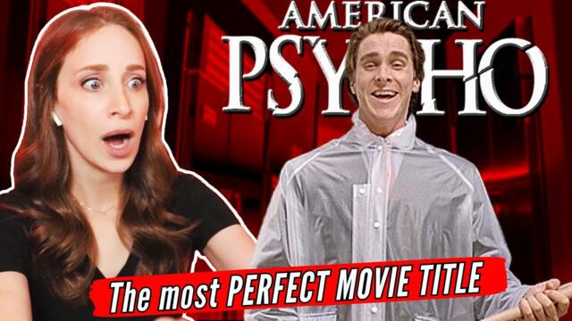 First Time Watching AMERICAN PSYCHO Reaction... The most PERFECT MOVIE TITLE