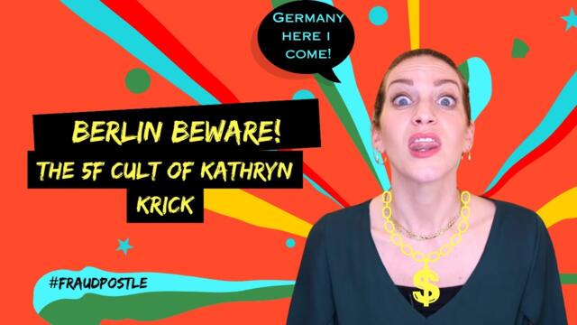 #live BERLIN BEWARE! Cult Of @ApostleKathrynKrick @FiveFoldChurch Coming To Scam You! #kathrynkrick
