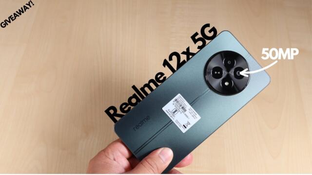 realme 12x 5G Unboxing & First Look 🔥 Giveaway - 120Hz Display📱, MediaTek 6100+ @11,999*