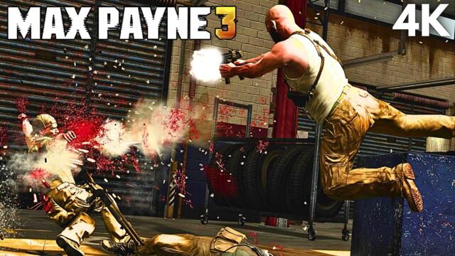 Max Payne 3 Most Brutal Combat Kills + Satisfying Gameplay