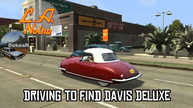 Hollywood Police HQ to Davis Deluxe Location - L.A.Noire