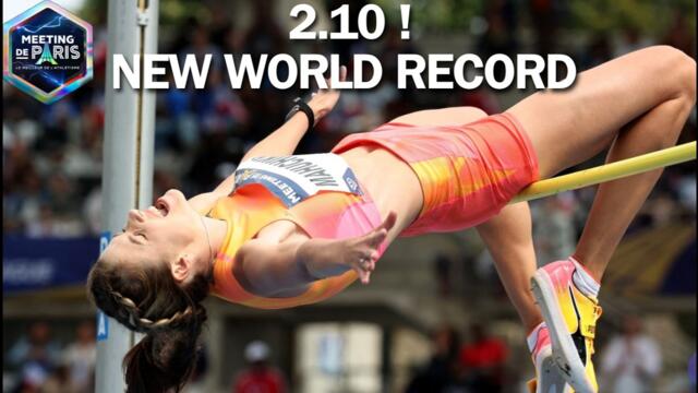 Ukraine's Mahuchikh Sets New World Women's High Jump Record!