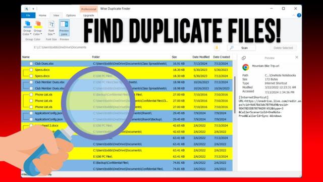 Search Your Computer for Duplicate Files for Free with Wise Duplicate Finder