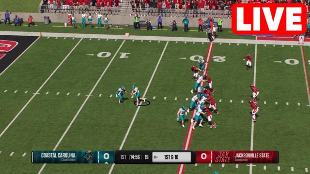 NCAAF LIVE🔴 Coastal Carolina Chanticleers vs Jacksonville State Gamecocks | Week 1 College Footbal25 2024-07-24 17:11