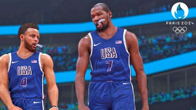 NBA 2K24 Olympics Mode | USA vs Serbia | Ultra Realistic Gameplay