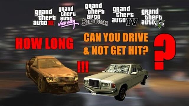 GTA Experiment: How Long Can I Drive Without Getting Hit by NPCs?