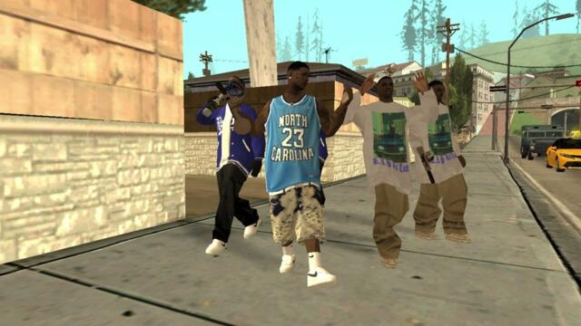 Crips Gang Mod GTA San Andreas