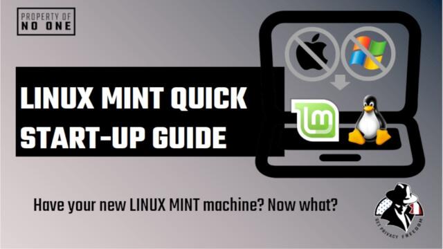 Linux Mint Quick Startup Guide
