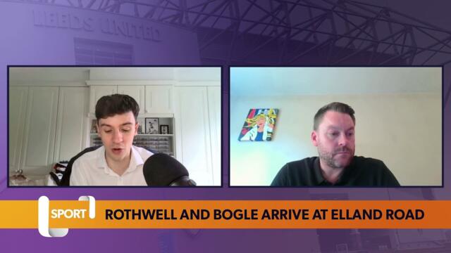 Leeds United: Joe Rothwell and Jayden Bogle arrive at Elland Road