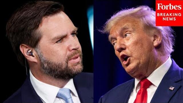 Reporter Confronts JD Vance With His Past Criticisms Of Donald Trump