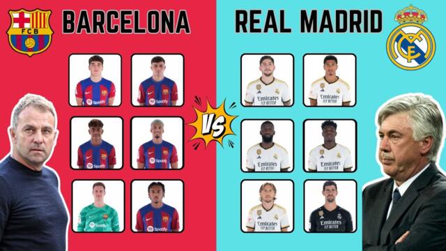 Football Comparison: Barcelona Versus RealMadrid