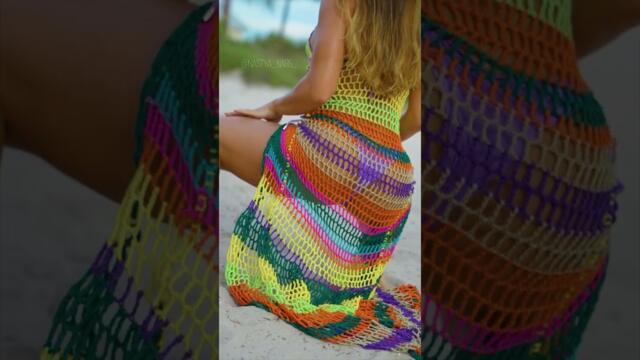 Nastya Nass dancing in transparent dress/ Slow Motion /