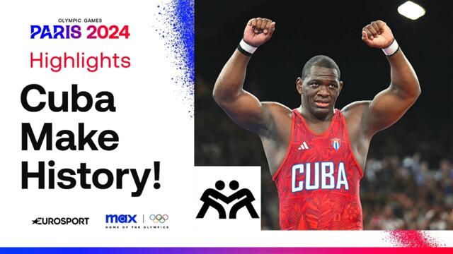 Cuba’s Mijain Lopez Nuñez becomes first-ever athlete to win five golds in same event 🇨🇺 | #Paris2024