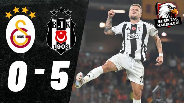 Galatasaray 0-5 Beşiktaş  Süper Kupa MAÇ ÖZETİ / 03.08.2024