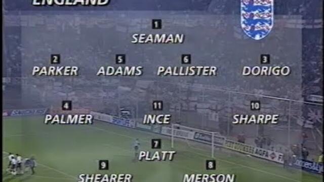 1993/94 - Holland v England (1994 World Cup Qualifier - 13.10.93)