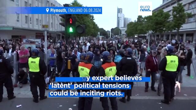 Growing nationalism and perceived denial of freedoms fuelling UK riots, expert says