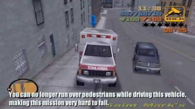 GTA III Guide - The Easiest Way To Complete "Paramedic" (PC version)