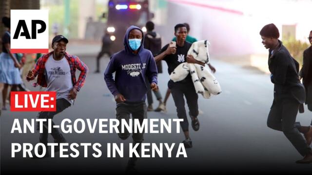 Анти-правителствени протести в Кения -  LIVE: Anti-government protests in Kenya