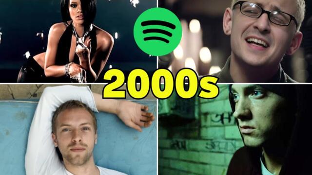 Top 200 Most Streamed Songs Of The 2000s (Spotify) 2000 - 2009