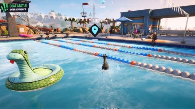 HOW BIG IS Goat Simulator 3? Sprint Across the Map