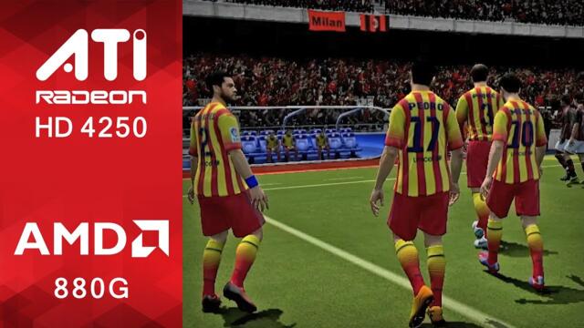 FIFA 14 Gameplay ATI Radeon HD 4250 / AMD 880G