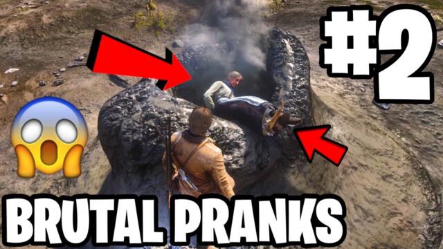 Brutal Pranks on NPCs #2 | Red Dead Redemption 2