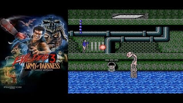 Evil Dead 3: Army of Darkness (Hack of Frankenstein: The Monster Returns) NES - Walkthrough