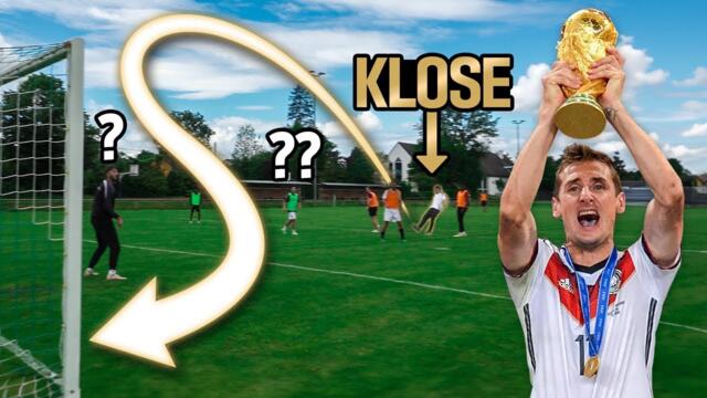 Miroslav Klose VS Amateur Footballers (INSANE GOAL)