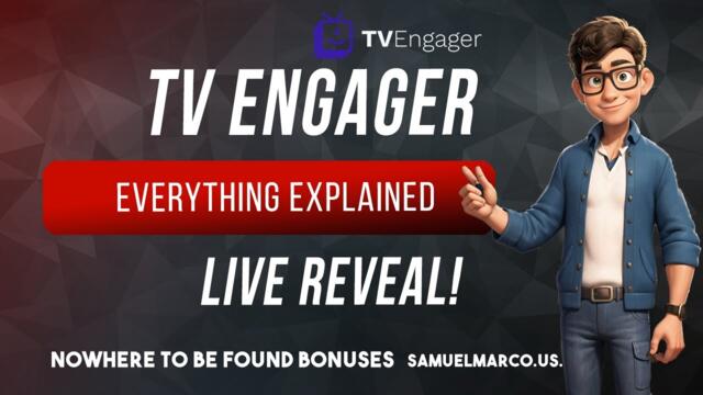 🔴 FULL TV Engager Review: TV Engager Walkthrough + DEMO + OTO + $50 Discount [ TV Engager Review ]