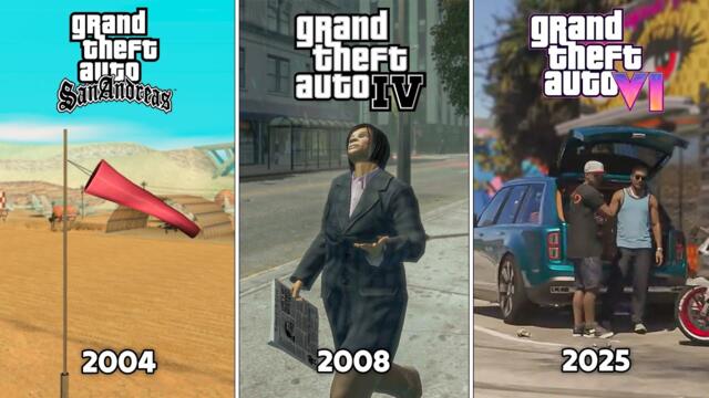 Attention to Details in GTA Games (2001 - 2025)