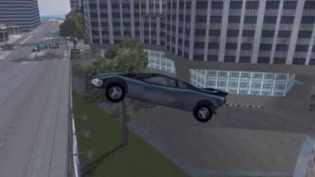 GTA 3: Infernus clean jump over Callahan Bridge [no audio]