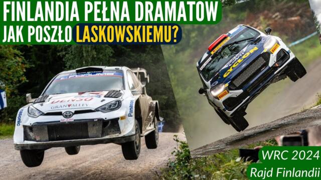 WRC 2024 - Rajd Finlandii - Dramatyczny przebieg Rajdu, jak poszło Polakom w JunioWRC? #juniorWRC