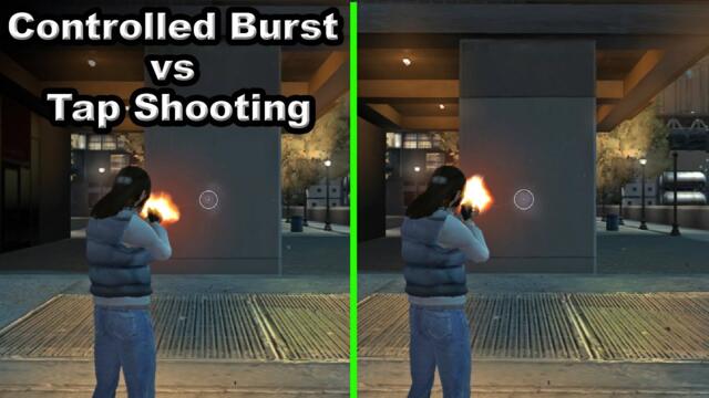 Controlled Burst vs Tap Shooting...  (GTA 4 Tips and Tricks)