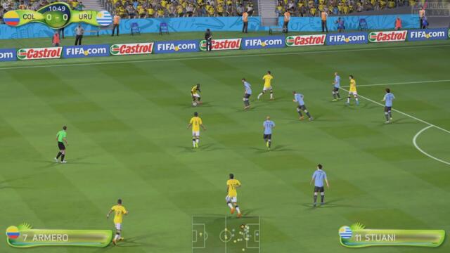 2014 FIFA World Cup: Colombia vs Uruguay [FULL MATCH] | FIFA 14 (PS5) [4K]