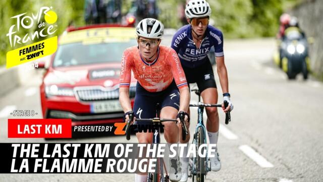 Last Km - Stage 8 - Tour de France Femmes avec Zwift 2024
