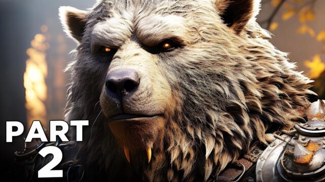 BLACK MYTH WUKONG Walkthrough Gameplay Part 2 - BLACK BEAR GUAI BOSS (FULL GAME)