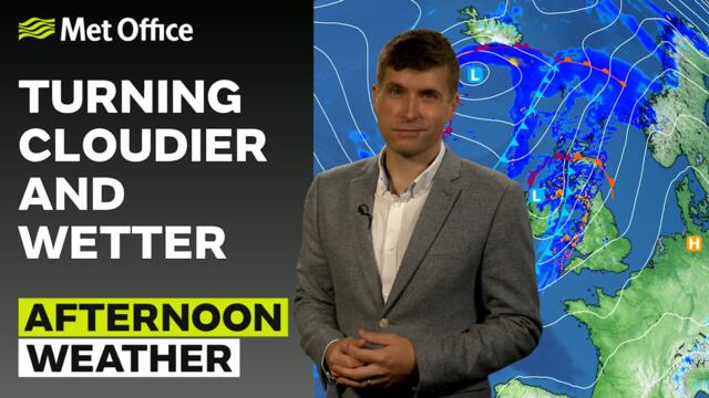 Met Office Afternoon Weather Forecast 20/08/24 - Sunshine and showers
