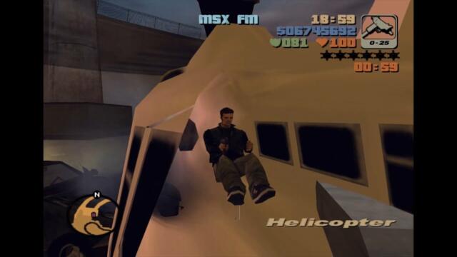 Grand Theft Auto 3: Entering Catalina's Helicopter