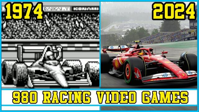 RACING video games evolution [1974 - 2024]